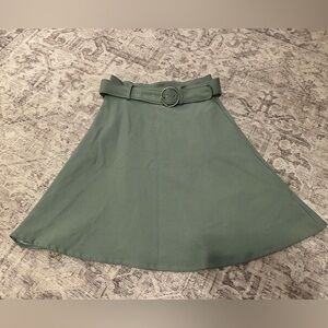 ICON Sage Belted A-Line Skirt